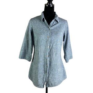 Cut Loose Blue Button Down Shirt